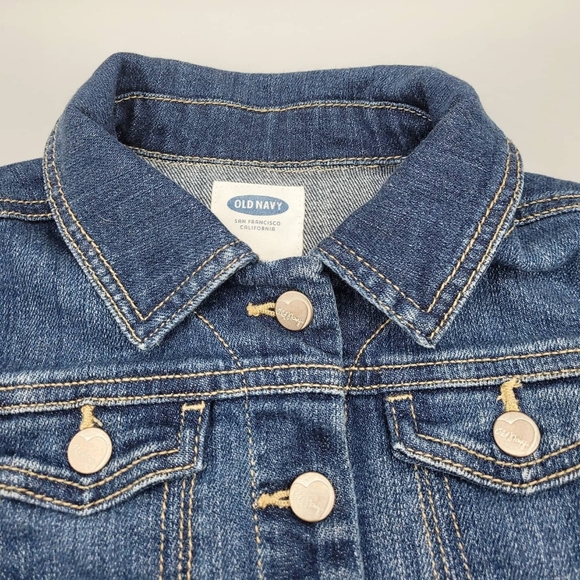 🌿🌿SOLD🌿🌿Old Navy Toddler Blue Jean Jacket - Picture 2 of 4